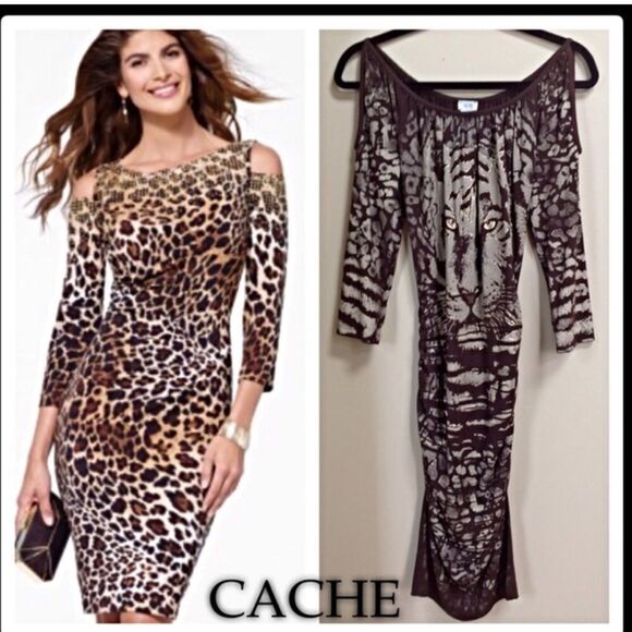 🎉Final deal🎉Cache Animal print Dress🐆